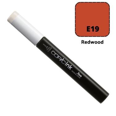 Imagem de Refil Copic Ink para Sketch Ciao Classic ou Wide Cores e 1un, E19 REDW