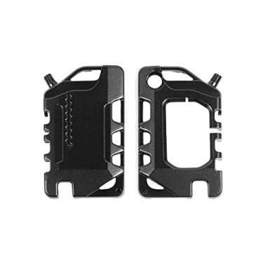 Imagem de Capa para chave RT-TCZ com porta-chaves para Jeep Wrangler JL JLU Gladiator 2018-2020 (Preta)