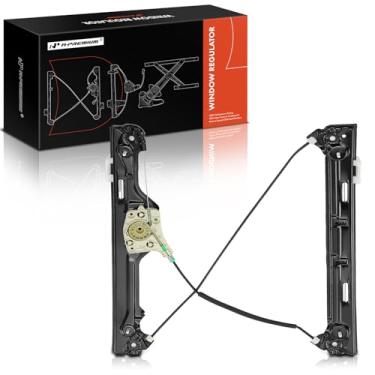 Imagem de A-Premium Regulador de janela elétrica sem motor compatível com BMW E71 Series X6 2008-2014, lado esquerdo do motorista, número de substituição 51337197301, BM1350122