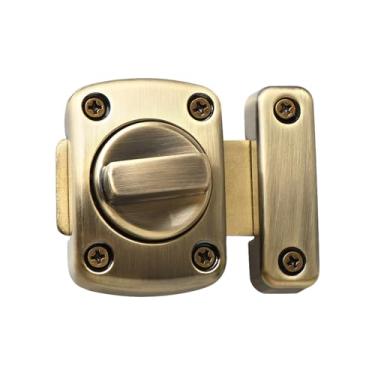 Imagem de Fechadura de porta de segurança com trava de parafuso giratório Alise, acabamento escovado MS220U, Oil-Rubbed Bronze