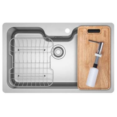 Imagem de Cuba De Embutir Bell 81x51 com Válvula 4,5 Franke