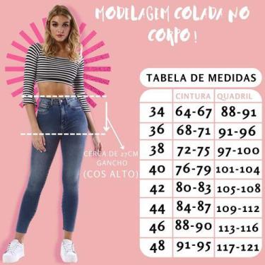 Imagem de Calça Jeans Sal E Pimenta Skinny Blogueirinha Com Lycra, 34