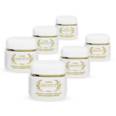 Imagem de Creme Risotex Antissinais , Clareador e Hidratante Original 40g Kit C/