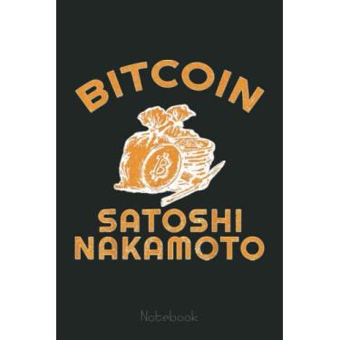 Imagem de Bitcoin - Satoshi Nakamoto Notebook: Transaction Log Ledger, Air Drop Tracker, Passwords Book for New and Experienced Traders 6x9 110 Page Gift Journal