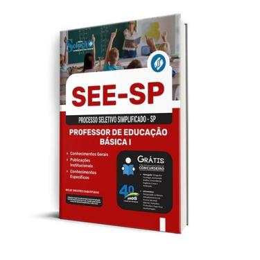 Imagem de Apostila Processo Seletivo Simplificado SEE-SP 2024 - Professor de Edu