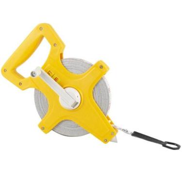 Imagem de Trena Para Medição 50 Metros Fibra De Vidro Aberta Profissional Marca 