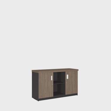 Imagem de Balcão para Escritório 2 Portas com Nicho Design Moderno