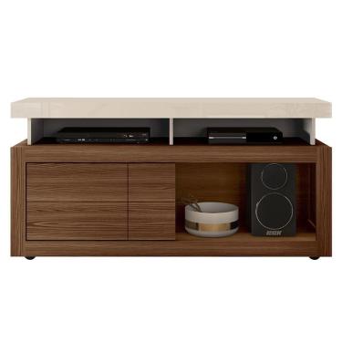 Imagem de Rack Bancada para Sala Marino Off White Marroquim - Dj Móveis