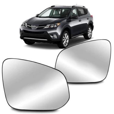 Imagem de Lente Retrovisor Rav4 2013 A 2017 Com Base - SP ACESSÓRIOS, Esquerdo