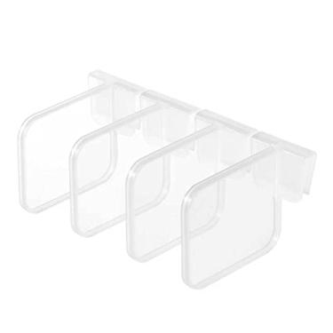 Imagem de Divisórias de gaveta de geladeira para cozinha e geladeira separador de porta lateral organizador de prateleira para freezer cozinha
