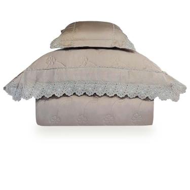 Imagem de Colcha Solteiro com Almofada 230 Fios Manuela - Marken Fassi