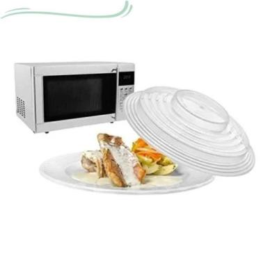 Imagem de Kit 3 Tampa Microondas Bpa Free Protetora Alimento Comida Cozinha! - W