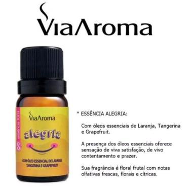 Imagem de Essência Via Aroma 10ML Para Aromatizador Difusor de Ambiente Elétrico