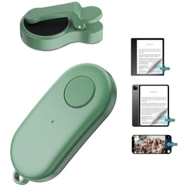 Imagem de Virador de página de controle remoto para Kindle Paperwhite Oasis Kobo eReaders, Kindle Clicker Page Turner Acessórios para iPhone, iPad, tablets Android, leitura de romances, gravação de vídeo da