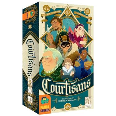 Imagem de Pandasaurus Games Courtisans Card Game - Navigate Intrigue and Influence at The Queen's Banquet! Strategy Game, Fun Family Game for Kids & Adults, Ages 8+, 2-5 Players, 20-30 Min Playtime, Made