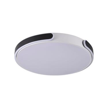 Imagem de Plafon Astraled Kappa P-9924 Led Bivolt Branco Preto