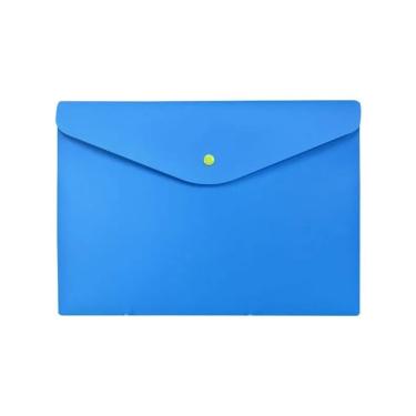 Imagem de Envelope Plástico Com Botão A4 Azul - Dello