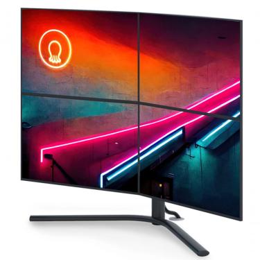 Imagem de Suporte De Mesa Para 4 Monitores Até 24 Octoo Clipway-4 Prateado