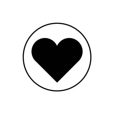 Imagem de Adesivos Personalizados ação 5x5cm Preto