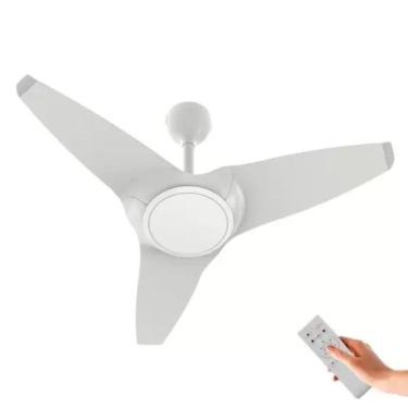 Imagem de Ventilador De Teto Com Controle Remoto Flow Ventisol Branco 110V