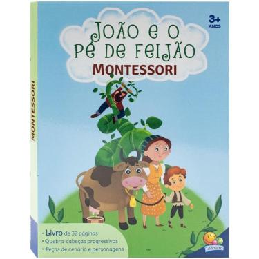 Imagem de Montessori Clássicos (Livro-JOGO): João e o Pé de Feijão