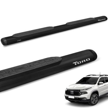 Imagem de Estribo Lateral Toro 2016 a 2024 Oval Oblongo Preto