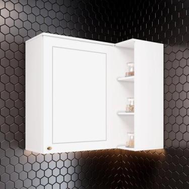 Imagem de Armário Aéreo de Canto Reto 1 Porta Emily - Espresso Móveis