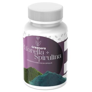Imagem de Chlorella + Spirulina - 60 Cápsulas - Greenora (1 unidade)