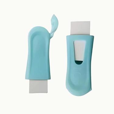 Imagem de Apontador com depósito e borracha tom pastel Faber-Castell, Verde Past