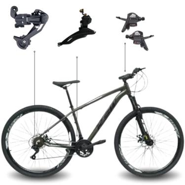 Imagem de Bicicleta Aro 29 KSW XLT 21 Marchas Quadro Alumínio Cabeamento Interno Freio Hidráulico MTB (Verde perola, 17)