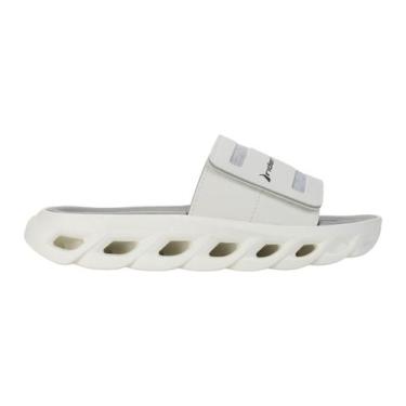 Imagem de Chinelo Adulto Masculino Rider R Power Slide, Branco, Cinza, 37/38