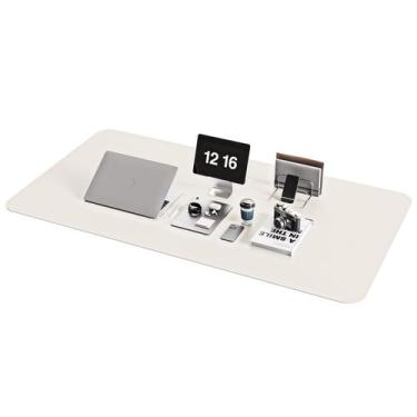 Imagem de Almofada de mesa Ysagi impermeável em couro de PVC 120 x 60 cm cinza d