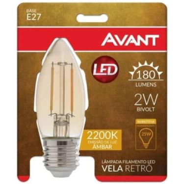 Imagem de Lâmpada Led Vela E27 Retro Bivolt Avant