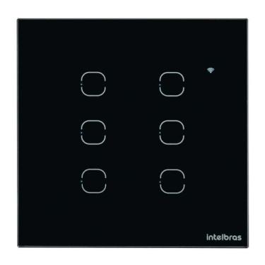 Imagem de Interruptor Smart Touch Intelbras Wifi Preto