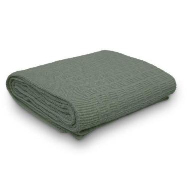 Imagem de Manta Decorativa Para Sofá Tricot Golden 1,60m X 2,20m 100% Algodão Ve