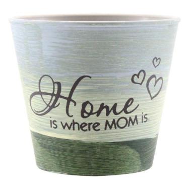 Imagem de Mini Vaso De Planta Cachepot Estampado Decorado 11cm - Gici Casa