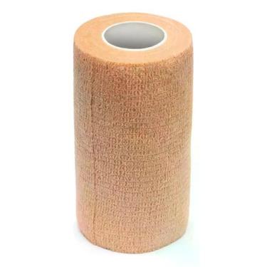 Imagem de Bandagem Elástica Flexivel Autoaderente 10cmx4,5m - FWC, Bege