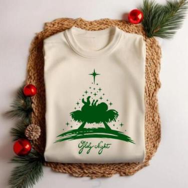 Imagem de Camiseta Unissex Natal Menino Jesus Nascimento Festa Personalizada Tec