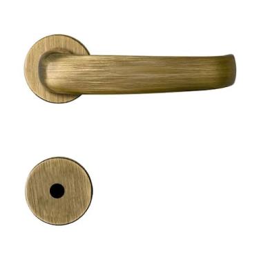 Imagem de Fechadura Banheiro 5400 R66 MZ271 40mm Roseta Oxidado Papaiz