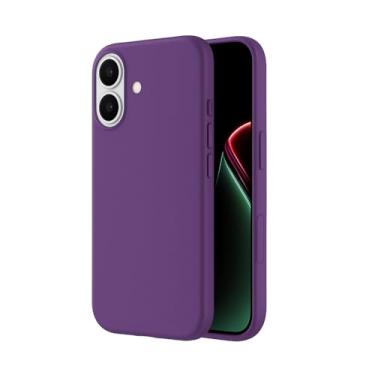 Imagem de Capa Case Premium Compatível iPhone 17 Silicone Macio Interior Veludo Proteção De Câmera Anti Impacto Reforçada Aveludada (ROXO)