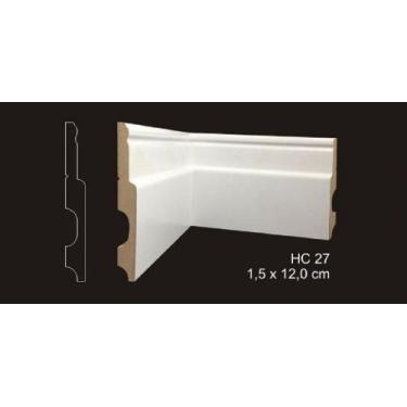 Imagem de RODAPÉ CAVIMAD C/ PASSA FIO 15 x 120 - HC27 1 BARRA - Adrel/Cavimad