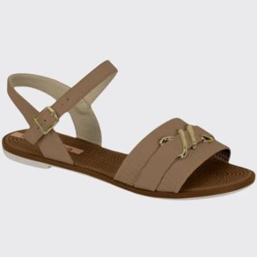 Imagem de Sandália Flat Feminina Rasteira Slide Moleca 5297.473.29140-Feminino