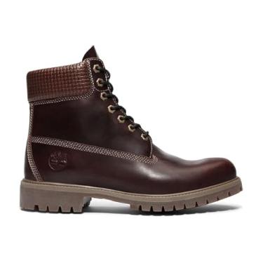 Imagem de Timberland Bota masculina premium fashion, marrom MD de flor integral W BLK, tamanho 36