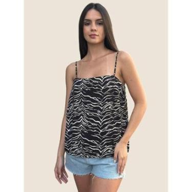 Imagem de Blusa Fluída Estampa Mística Colcci Cor:;Tamanho:M-Feminino