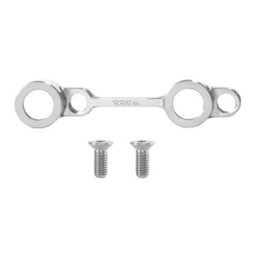 Imagem de MotiveTech Adaptador para Freios a Disco em Bicicletas, Conversor, Peça de Reparo E Manutenção, Suporte para Montagem Da Pinça de Freio a Disco, Prata 5.1x1.1cm