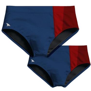 Imagem de COMBO PAI E FILHO PAR SUNGAS ELITE COM FORRO E PROTEÇÃO UV 50 CORES (Azul e Marsala, M e 2)