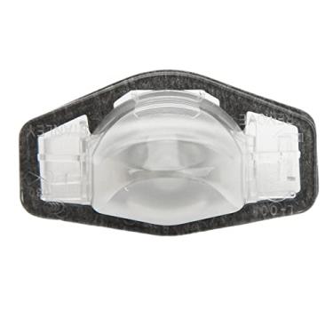 Imagem de Tbest Conjunto de luz de placa de licença 34100 S60 013 caixa transparente substituição da lâmpada traseira do porta-malas para ajuste 2007 2020 material ABS