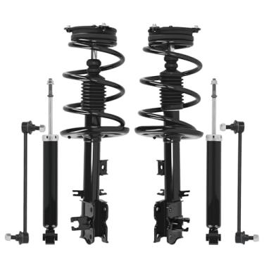 Imagem de maXpeedingrods 6 peças de amortecedores dianteiros e amortecedores traseiros para Nissan Pathfinder 2013-2020 Infiniti QX60 2014-2020 Infiniti JX35 2013, suportes completos com kit de suspensão de