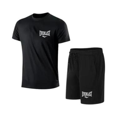 Imagem de Conjunto De Roupas De Lazer Masculinas Para Corrida E Academia EVERLAS
