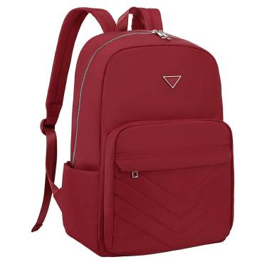 Imagem de Mochila Executiva 17" Feminina 2 Divisórias Vinho GW3003VN - Clio